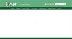 Desktop Screenshot of mbp.co.uk