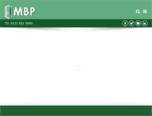 Tablet Screenshot of mbp.co.uk